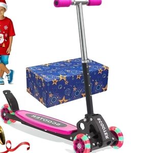 Pink and Black Kids Scooter